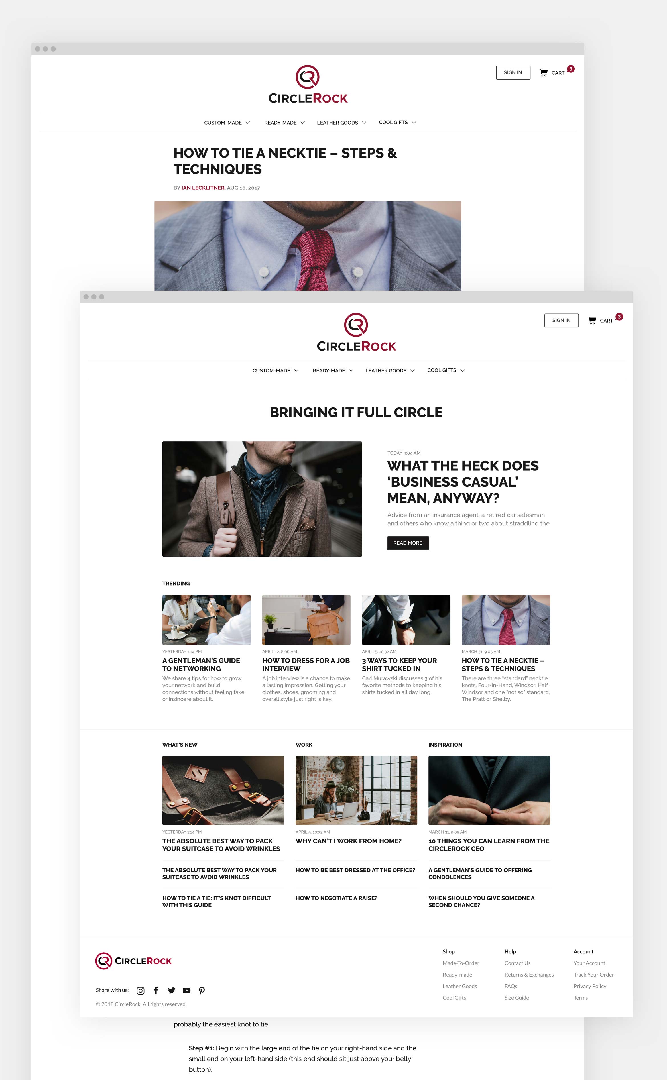 Blog user experience