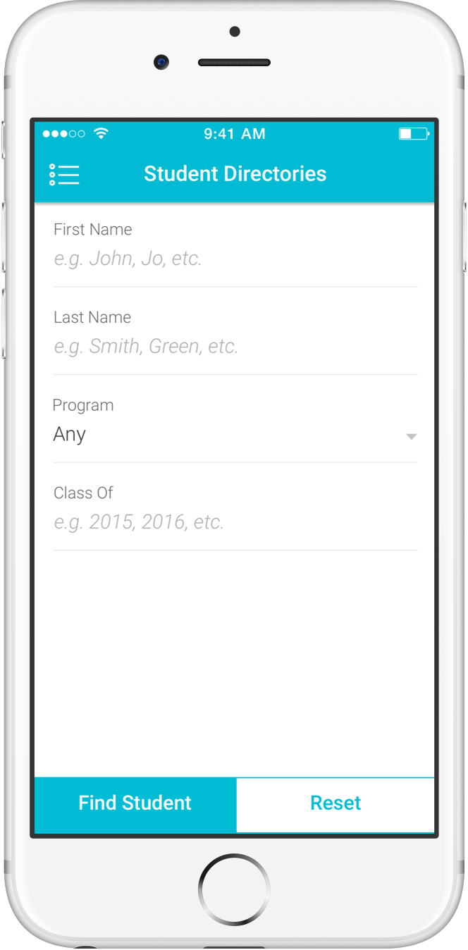 Search mobile design