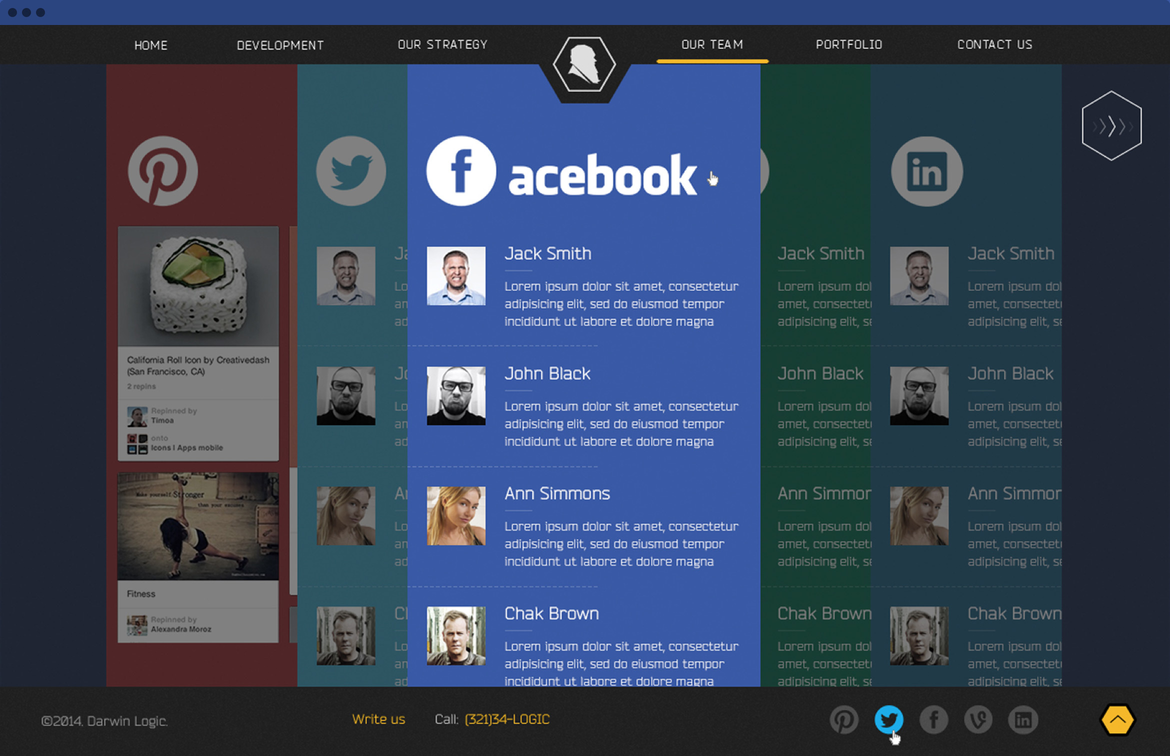 Social networks design