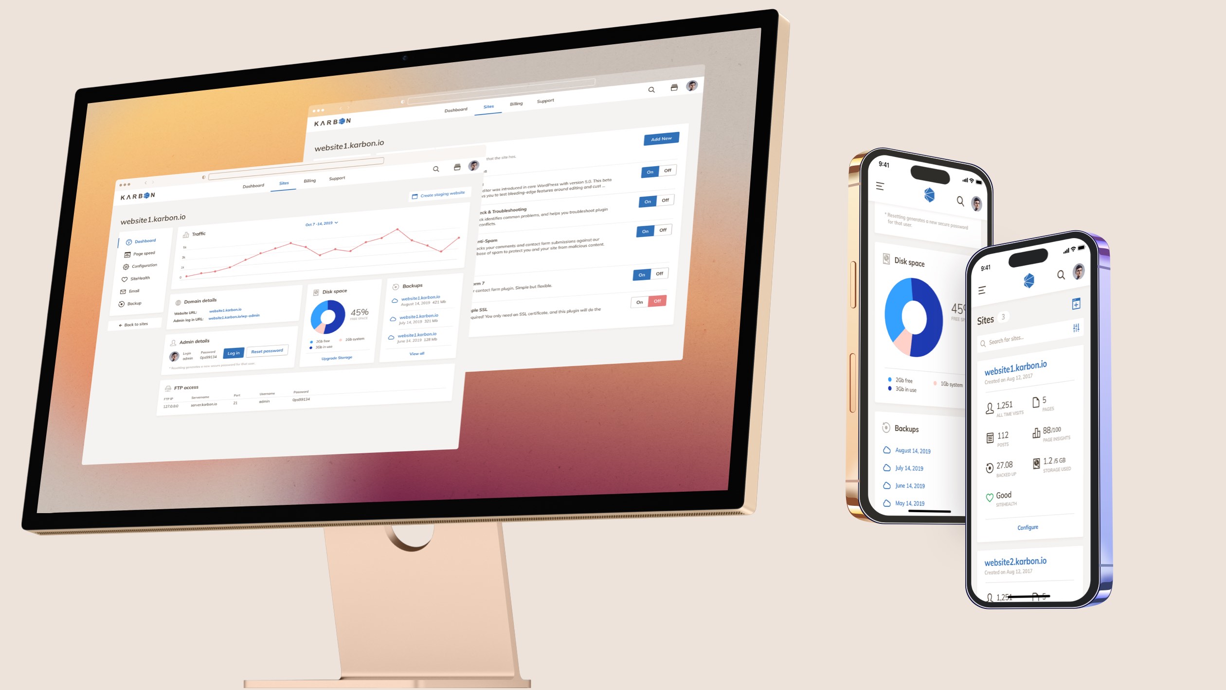 Hosting product design