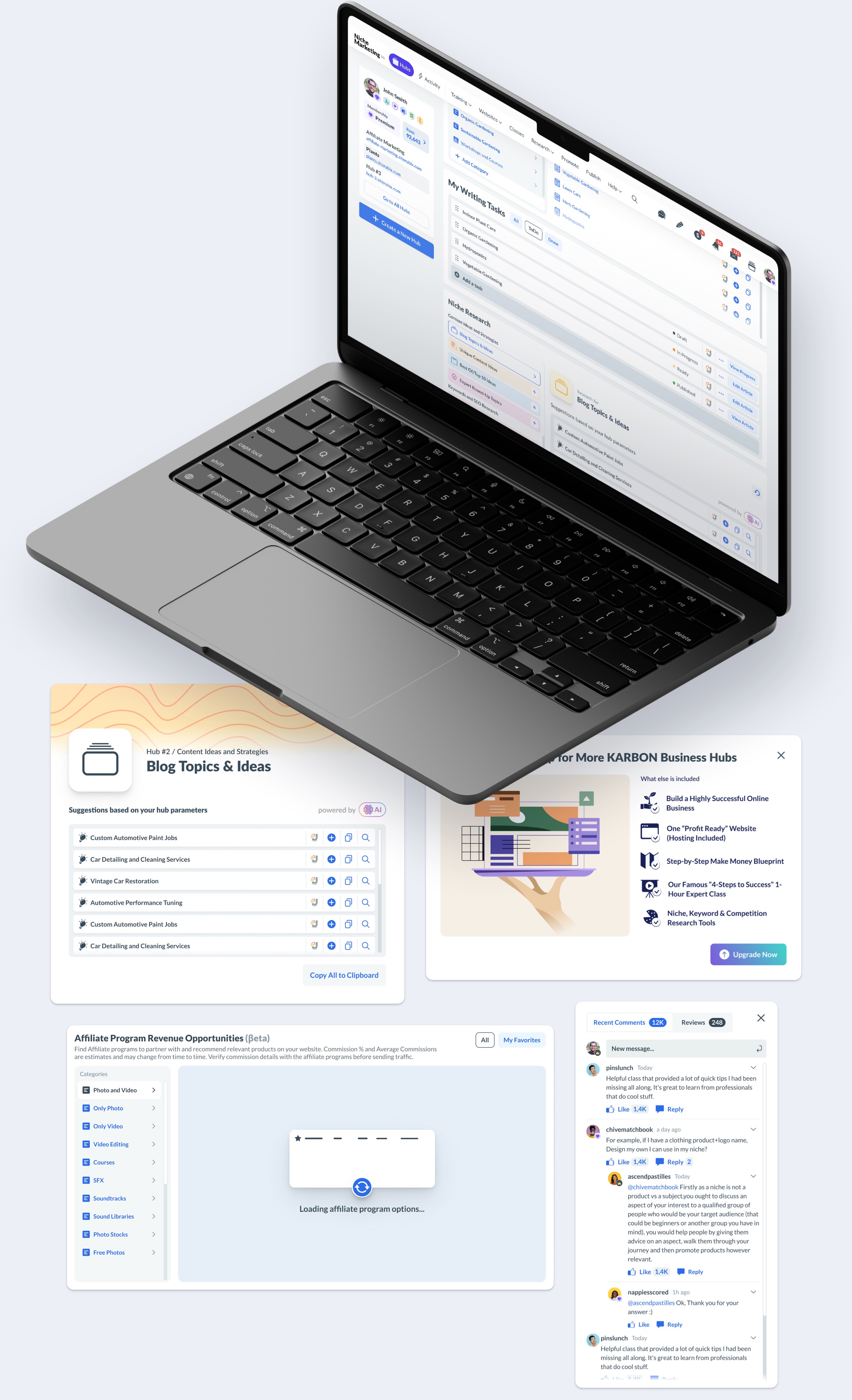 Business Hub User Experience Design