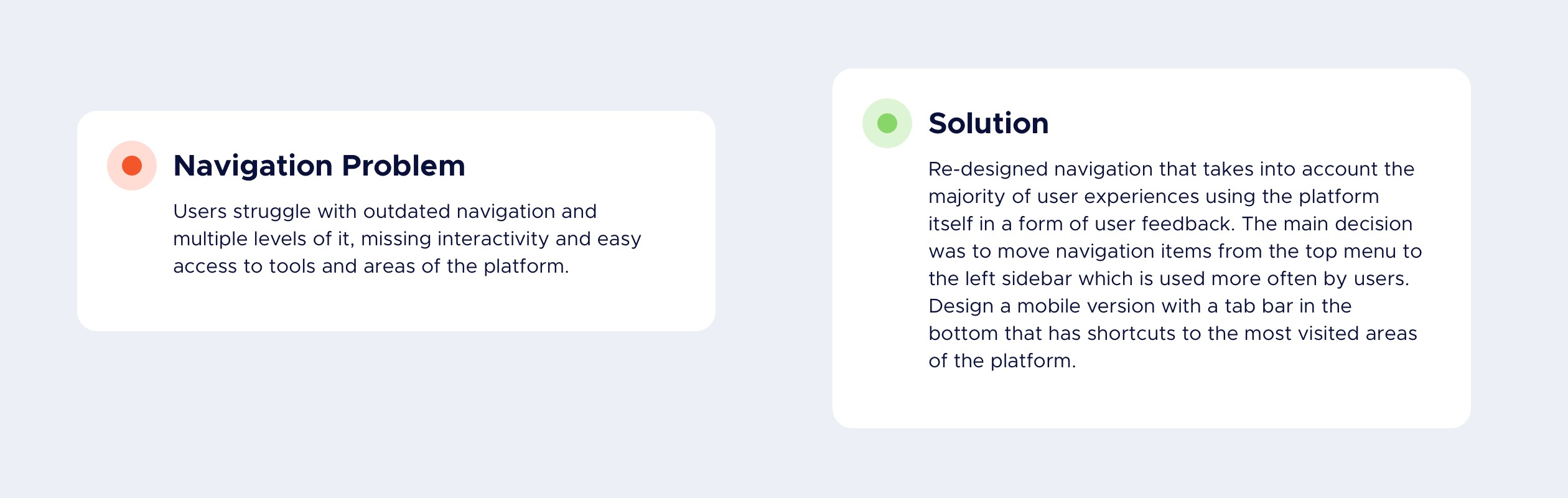 In-App Menu Problem and Solution